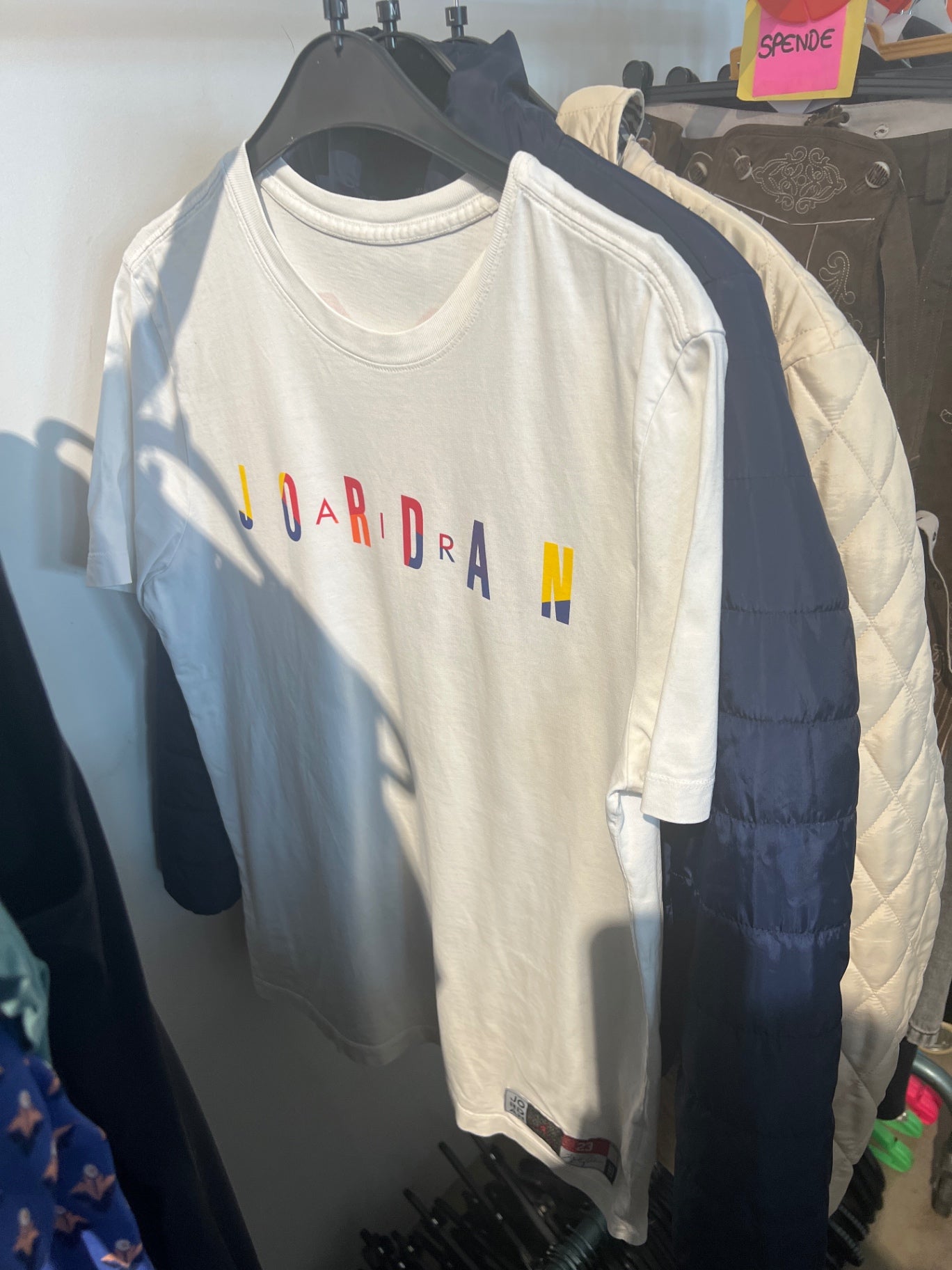 Jordan T-Shirt Weiß Gr.: M