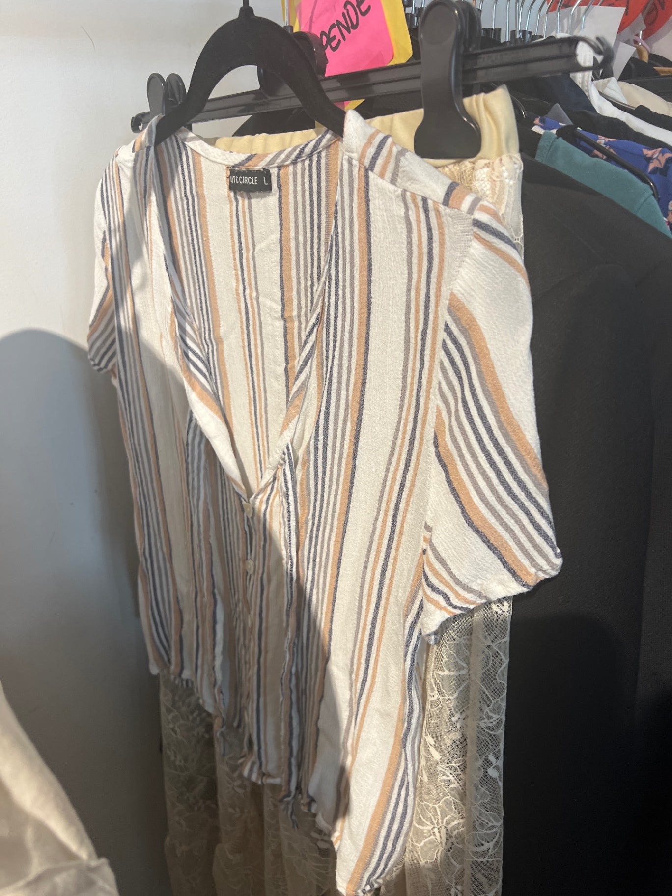 RUT&CIRCLE Bluse Beige Gr.: L