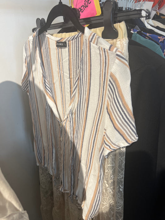 RUT&CIRCLE Bluse Beige Gr.: L