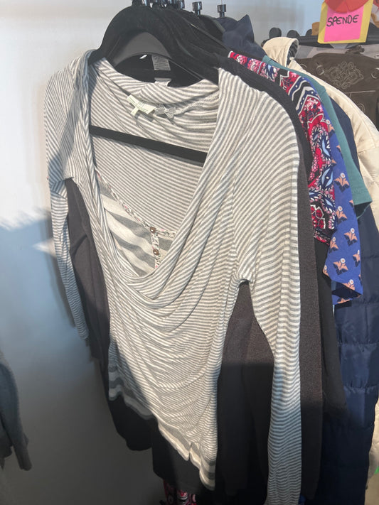 Dept Langarmshirt Grau Gr.: XS