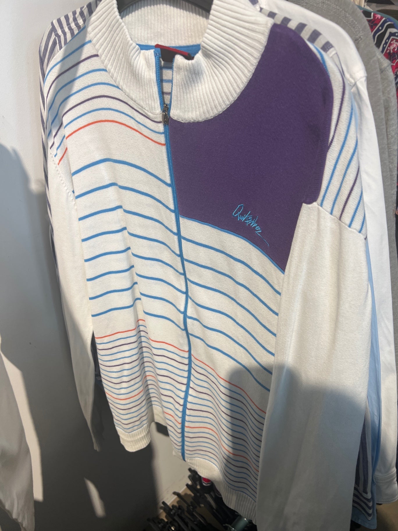 Quiksilver Jacke Weiß, Lila, Rot, Blau Gr.: XXL