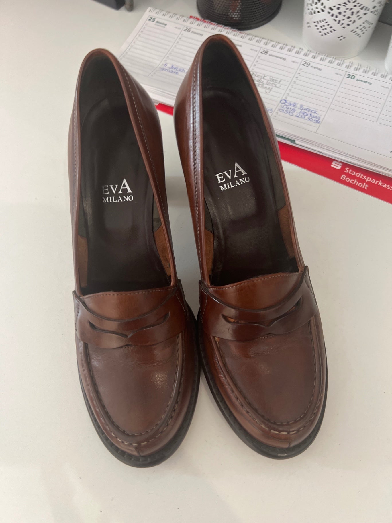 EVA MILANO Schuhe Braun Gr.: 38,5