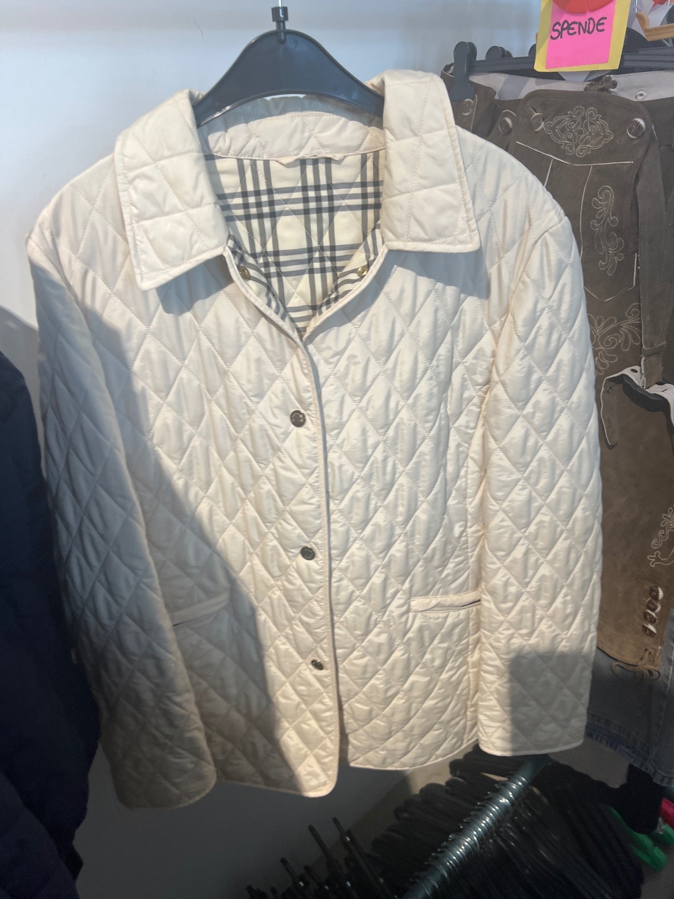 Jacke Creme Gr.: L