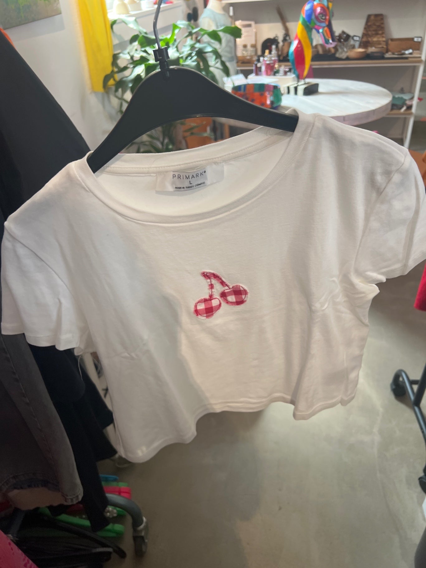 PRIMARK T-Shirt Weiß Gr.: L