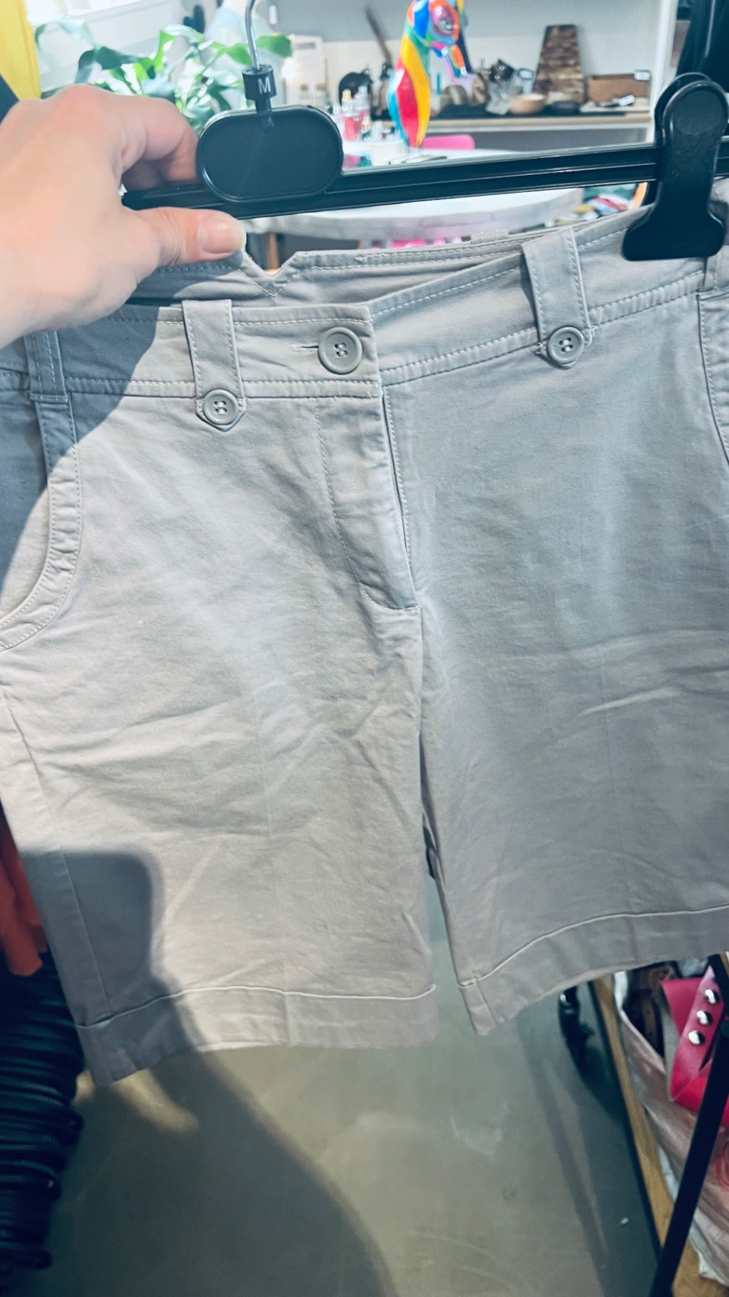 H&M Jeansshorts Grün Gr.: M