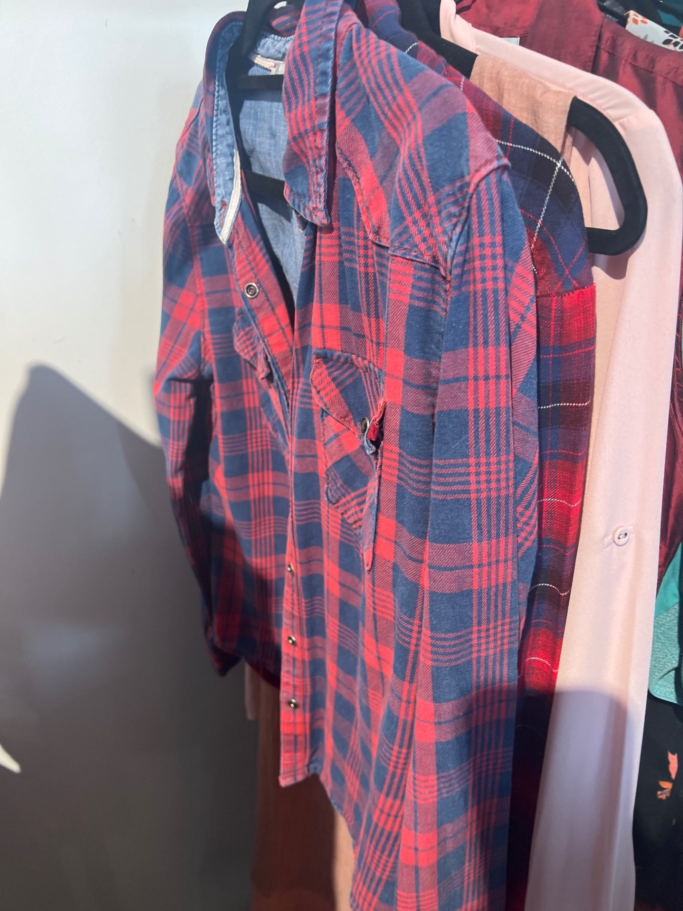 Ltb Bluse Rotblau Gr.: M