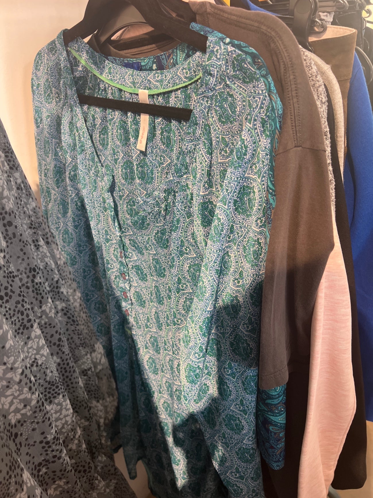 sheego Bluse Blau Gr.: 46