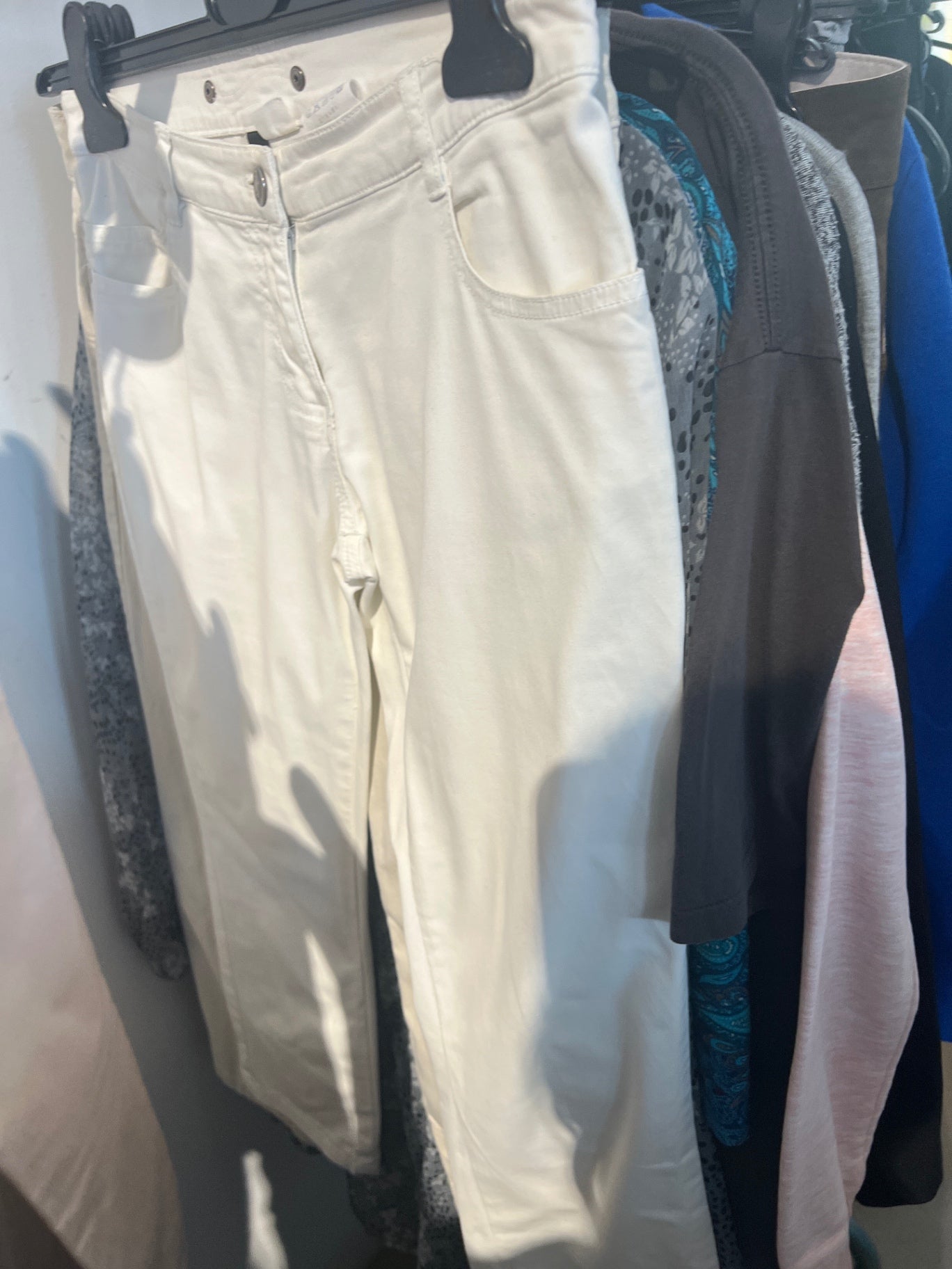 H&M Hose Creme Gr.: S