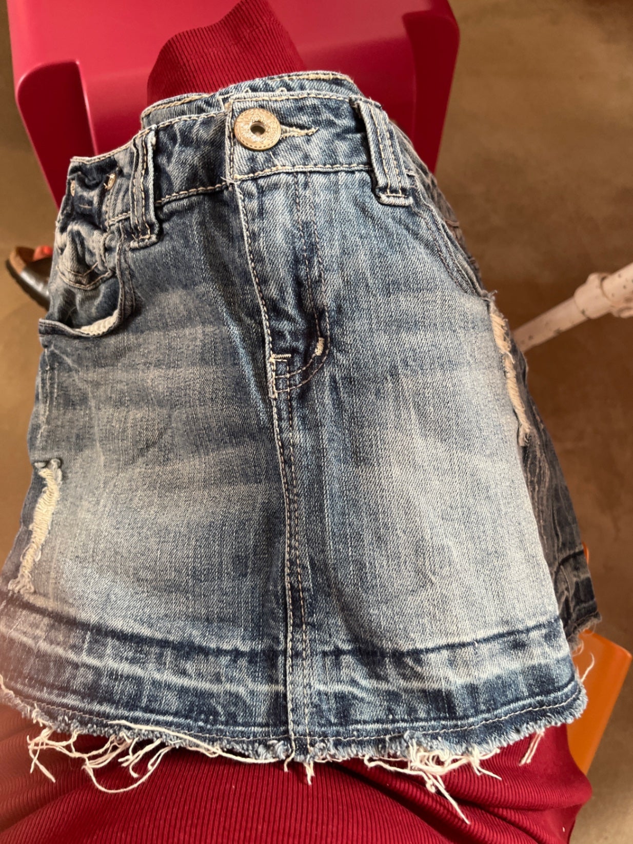 Fresh Made Jeansrock Blau Gr.: XS