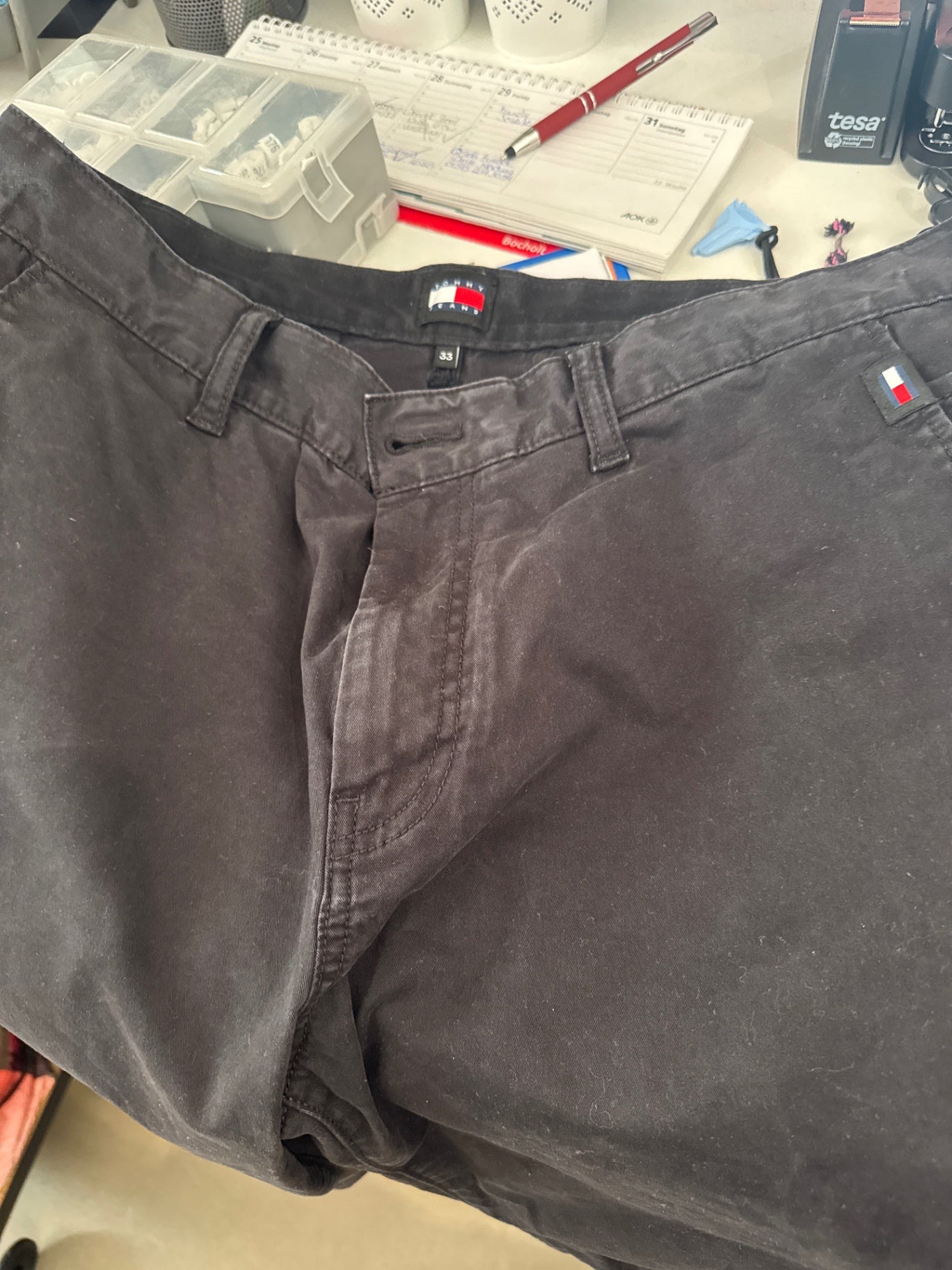 Tommy Hilfiger Jeansshorts Grau Gr.: 33