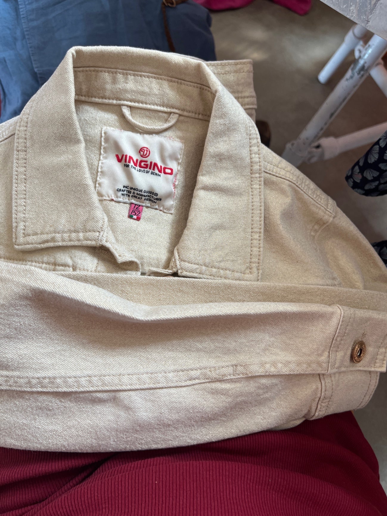 Vingino Jeansjacke Gold Gr.: 152