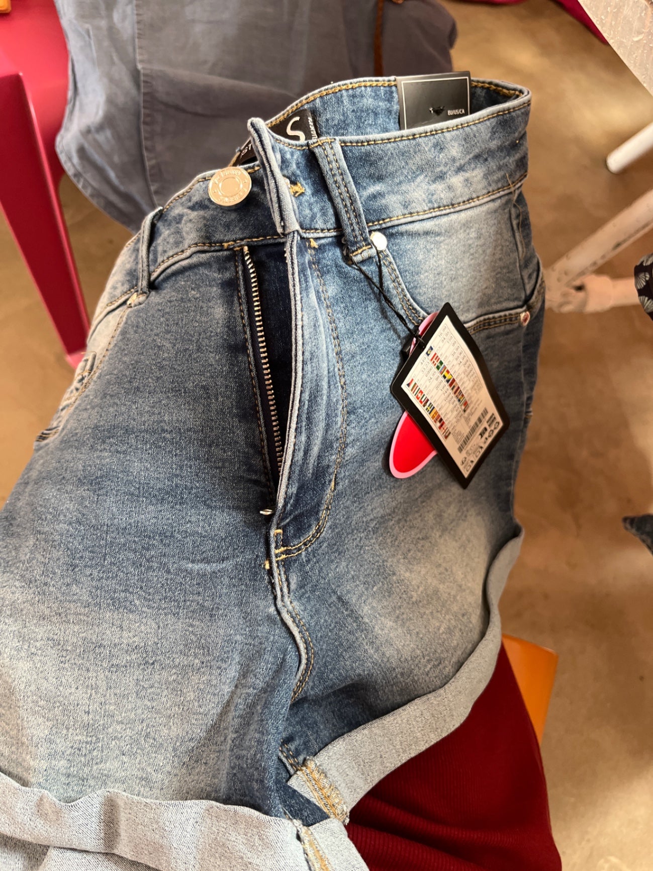 FBSISTER Jeansshorts Blau Gr.: S