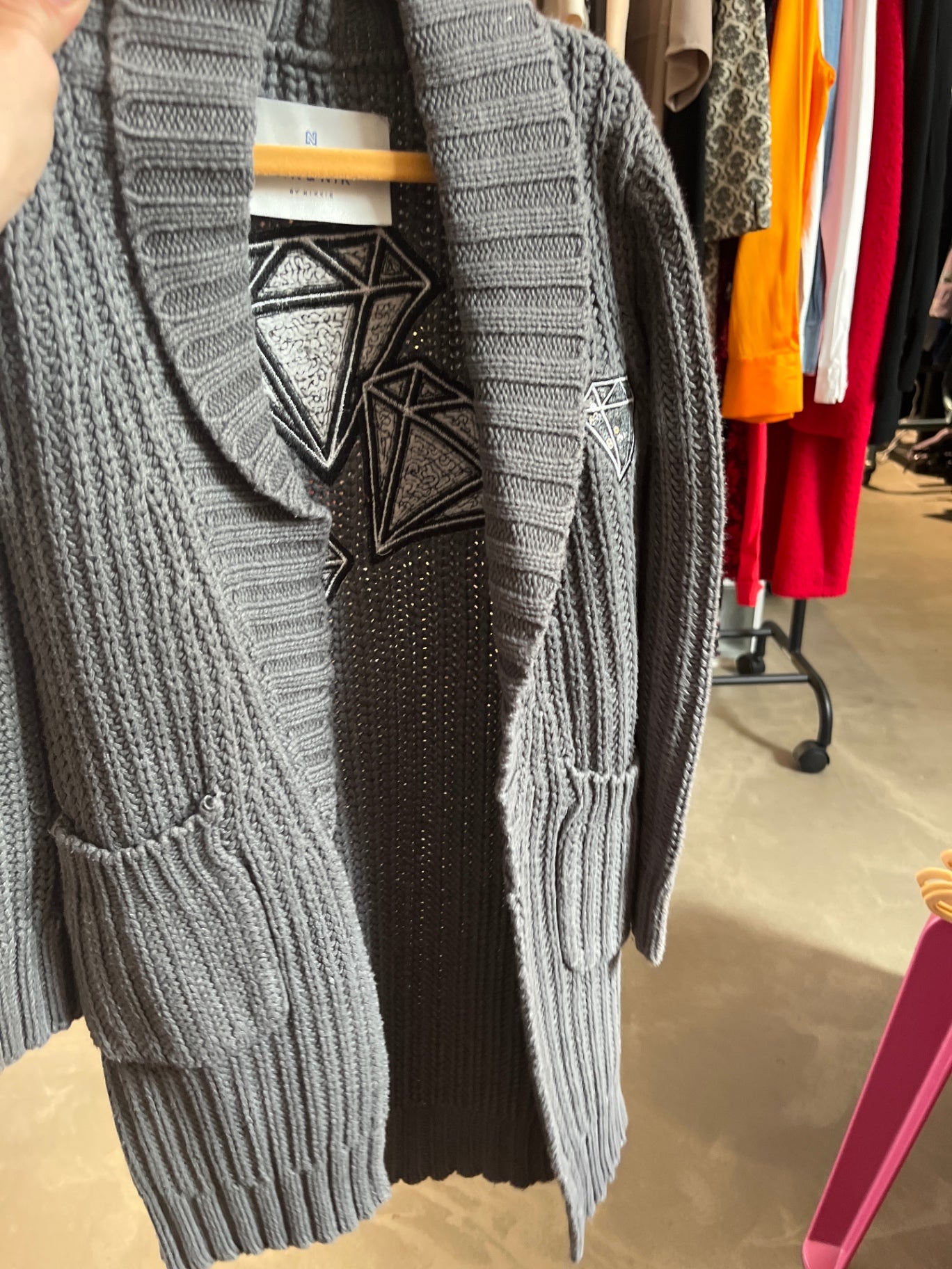 By Nikkie Cardigan Grau Gr.: 116