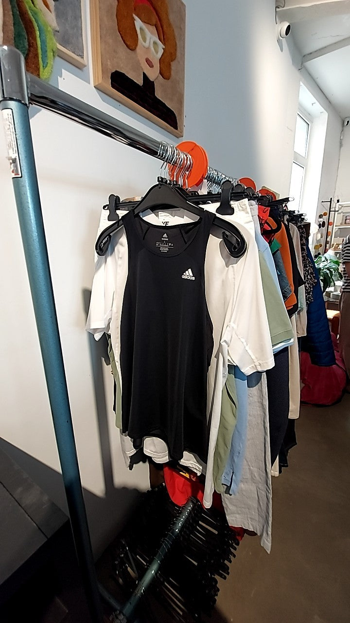 Adidas Sporttop Schwarz und Weiß Gr.: L
