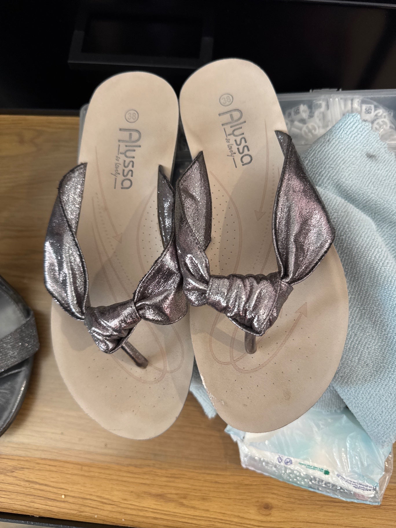 Alyssa Sandalen Silber Gr.: 38