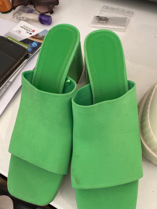 Stradivarius Mules Grün Gr.: 40