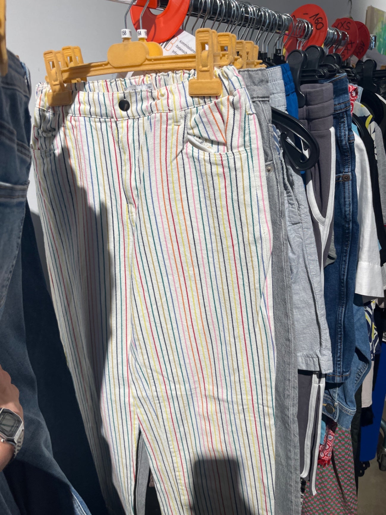Name it Hose Weiß Streifen Gr.: 158