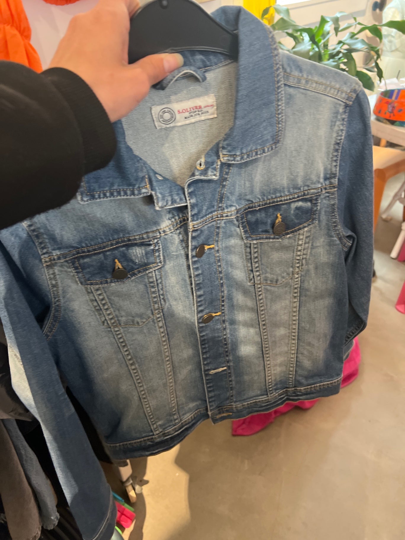 s.Oliver Jeansjacke Blau Gr.: M