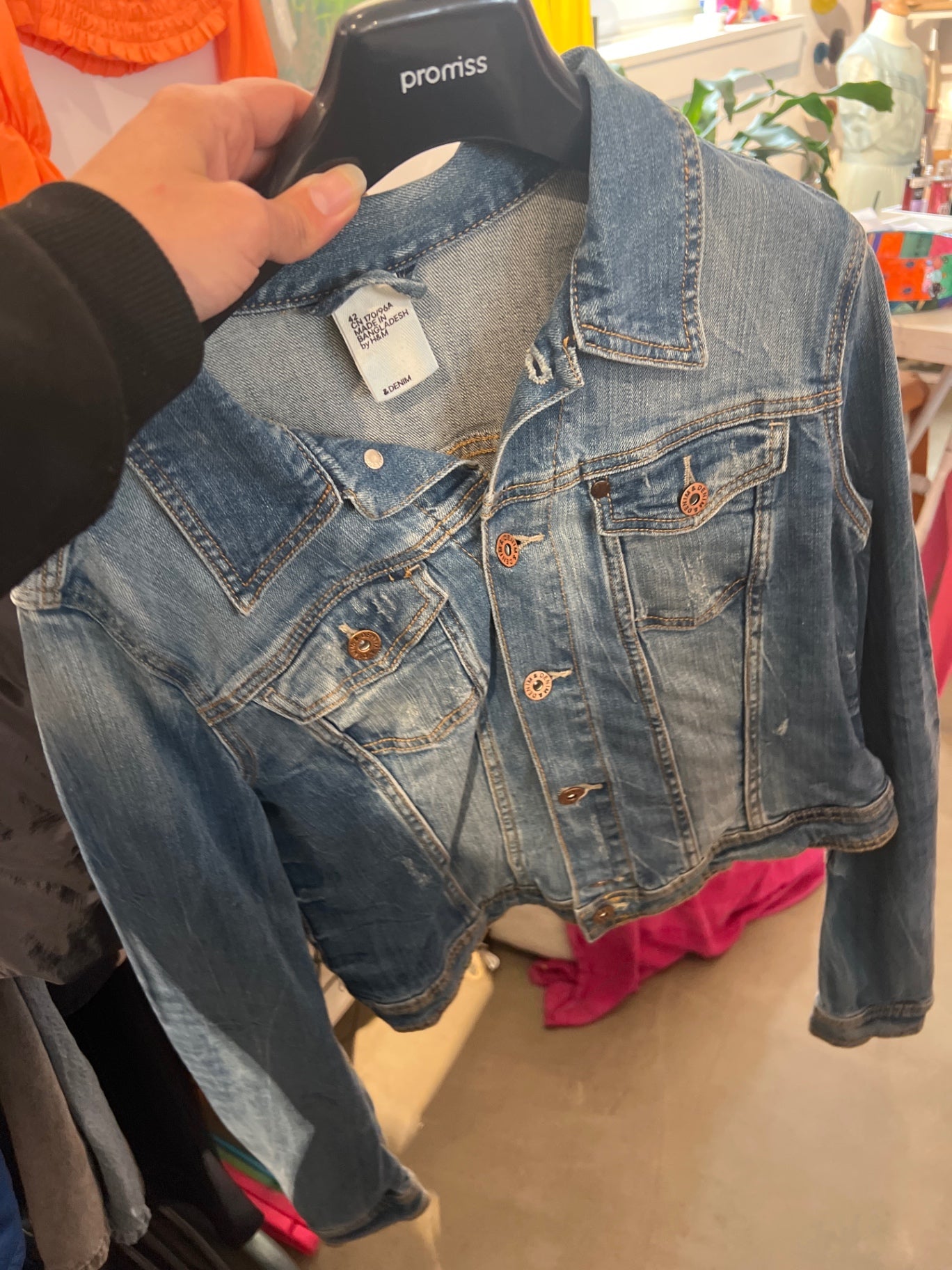 H&M Jeansjacke Blau Gr.: XS