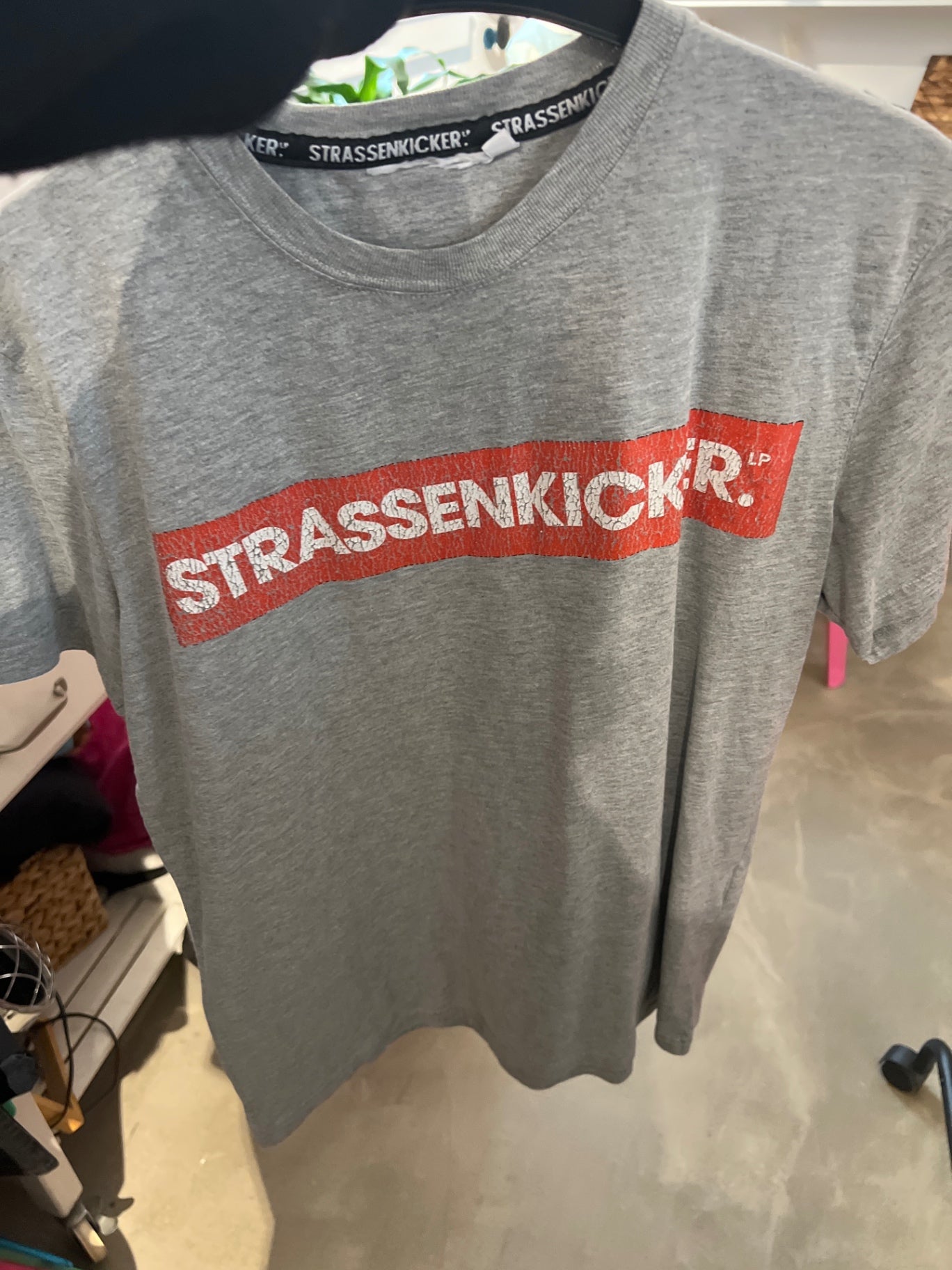 STRASSENKICKER T-Shirt Grau Gr.: S