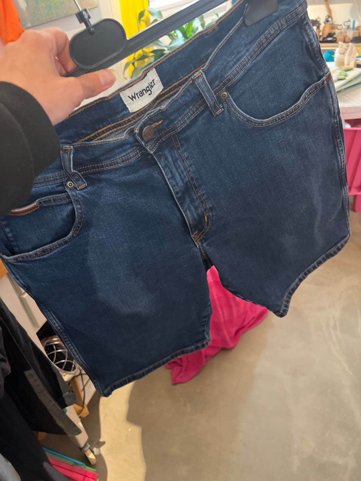 Wrangler Jeansshorts Dunkelblau Gr.: 34
