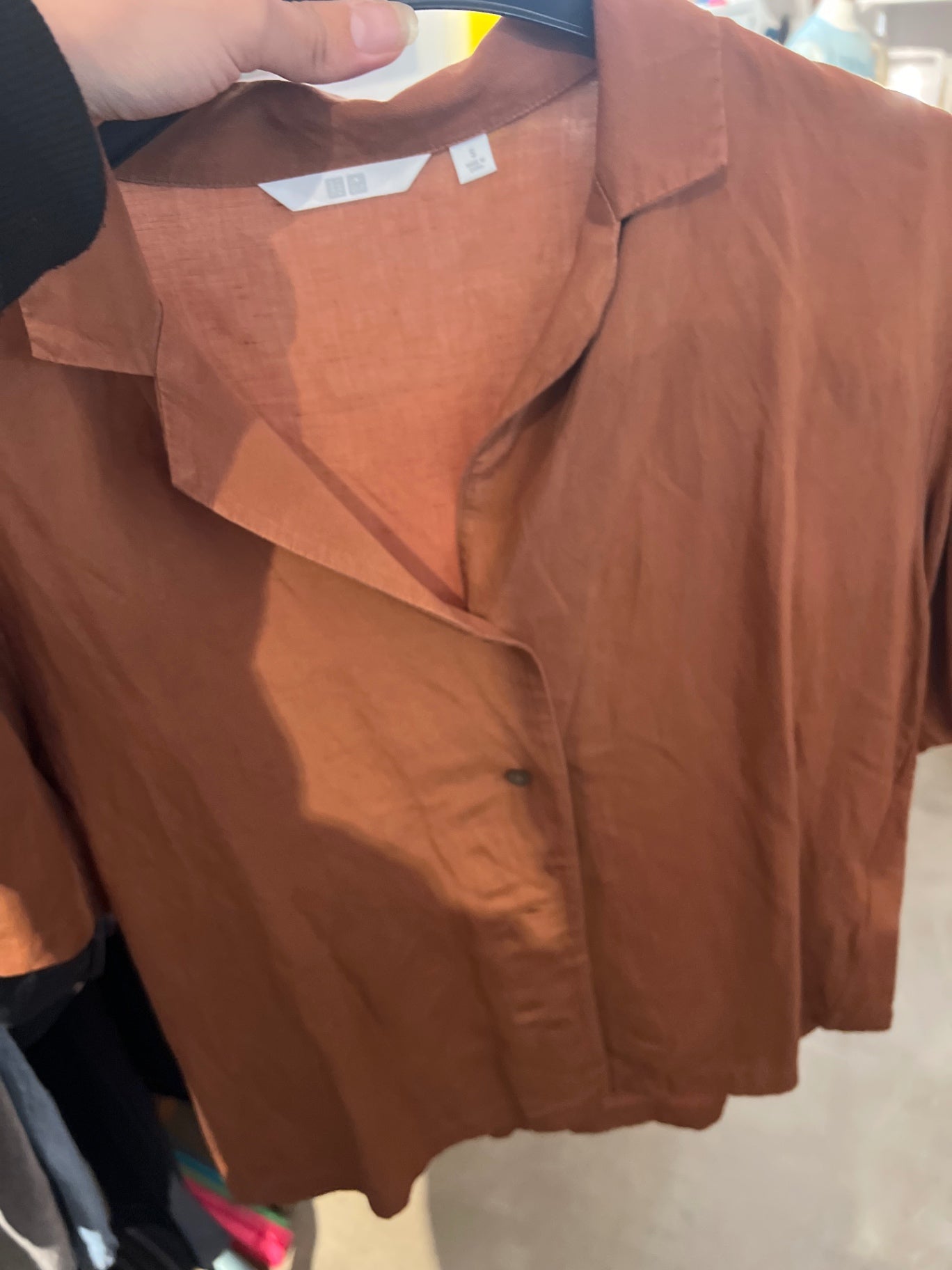 Uniqlo Bluse Braun Gr.: S