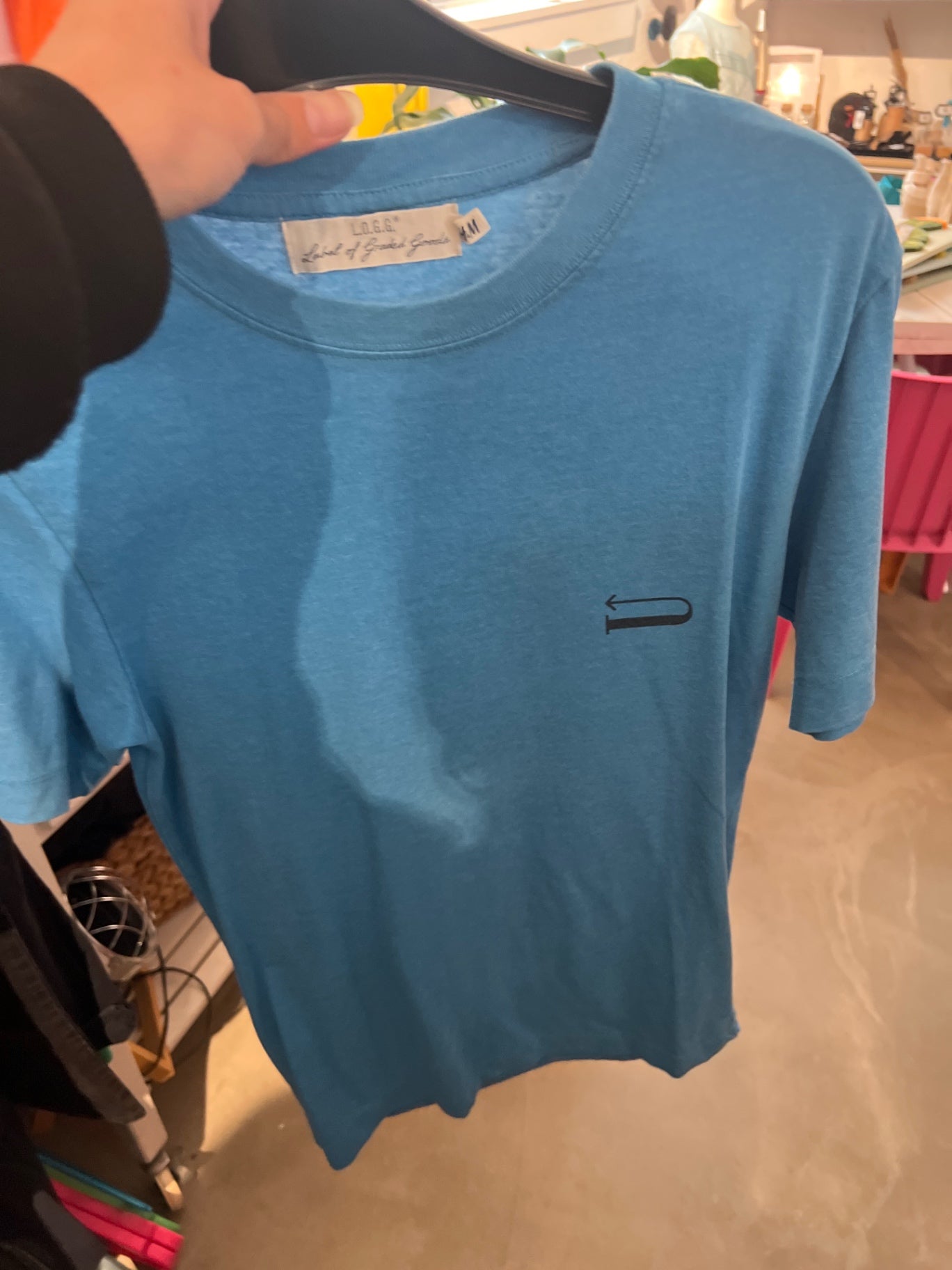 H&M T-Shirt Blau Gr.: M