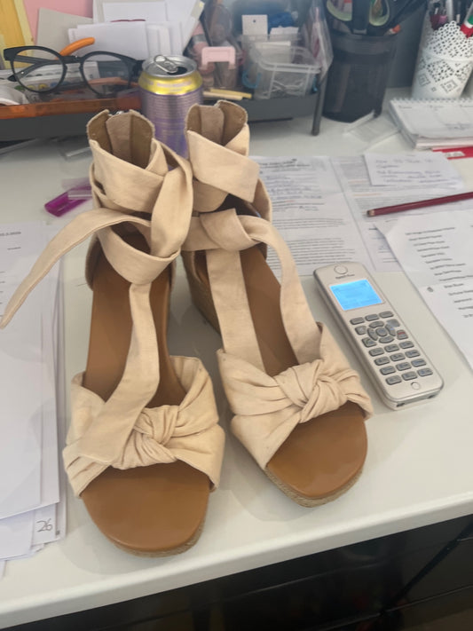UGG Keilsandale Beige Gr.: 37