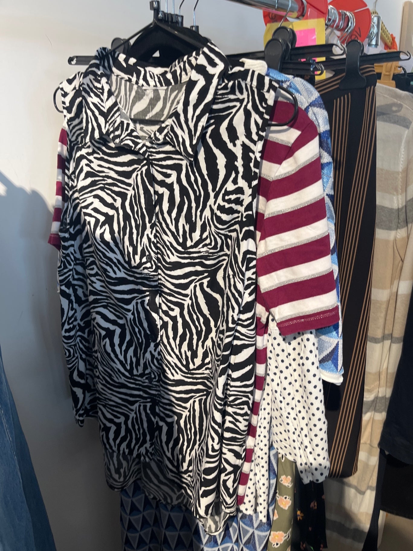 Bluse Zebra Gr.: M