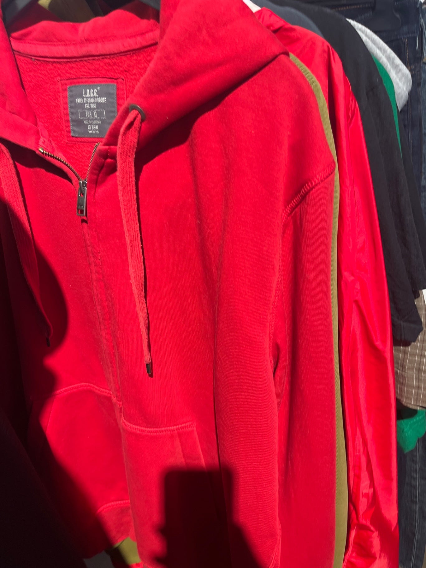 LOGG Sweatjacke Rot Gr.: XL