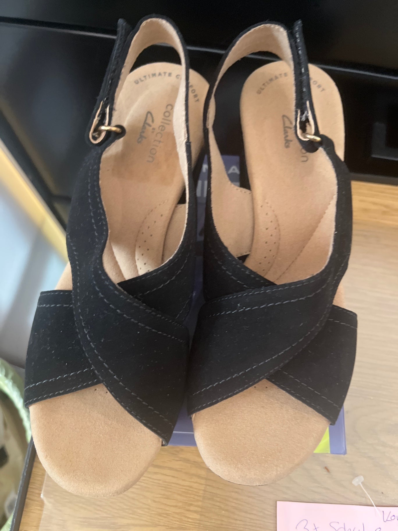 Clarks Schuhe Schwarz Gr.: 37