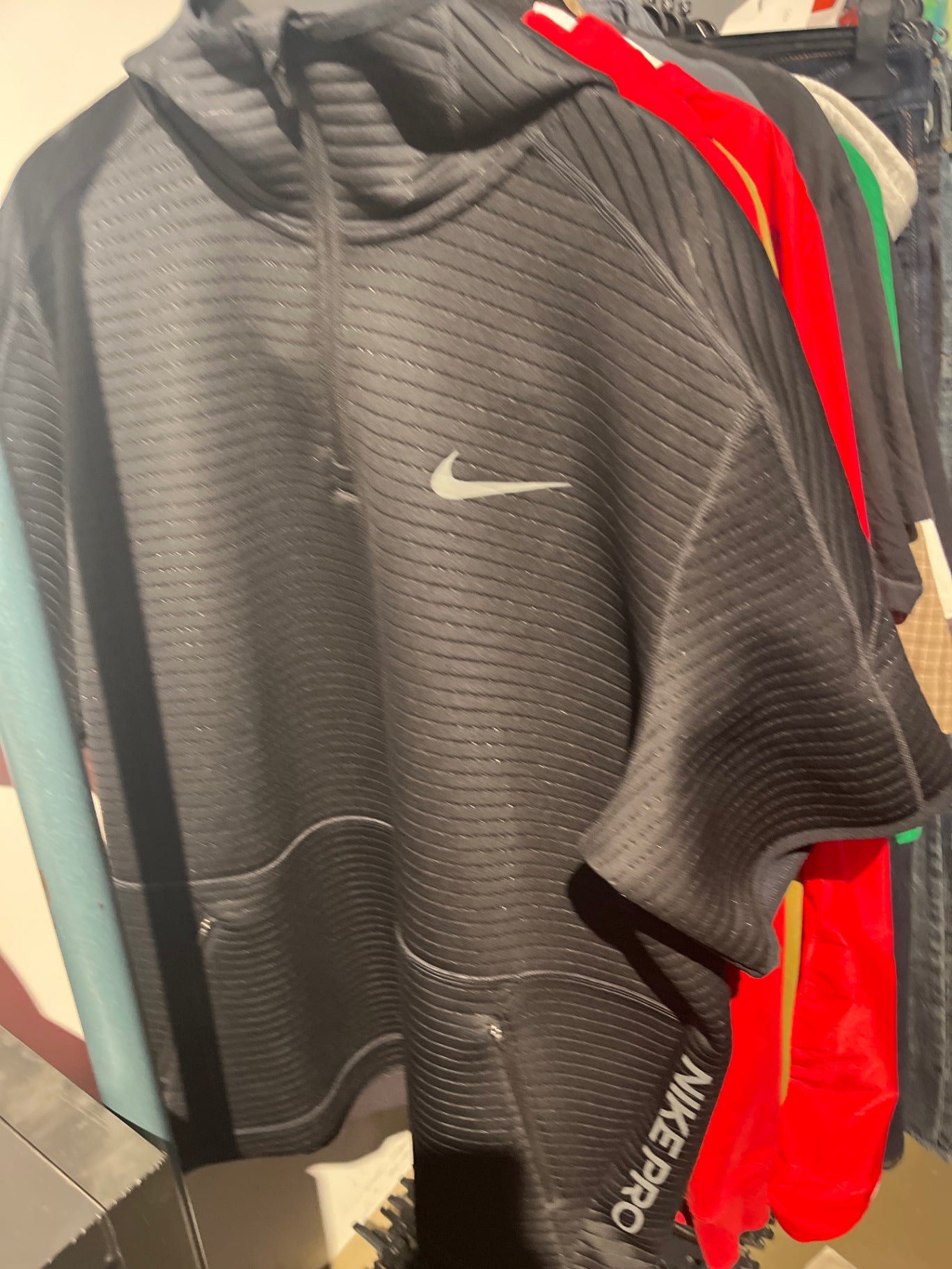 Nike Hoodieshirt Schwarz Gr.: XL