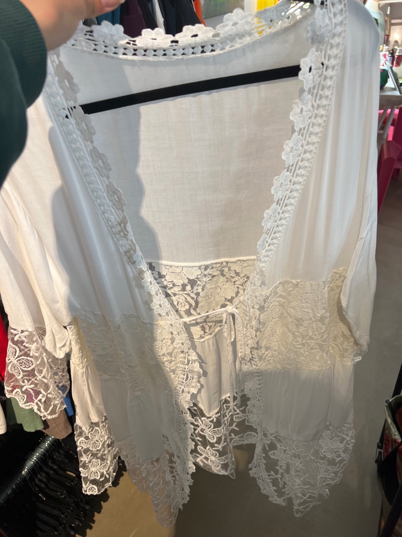 Jäckchen Weiß Gr.: XL