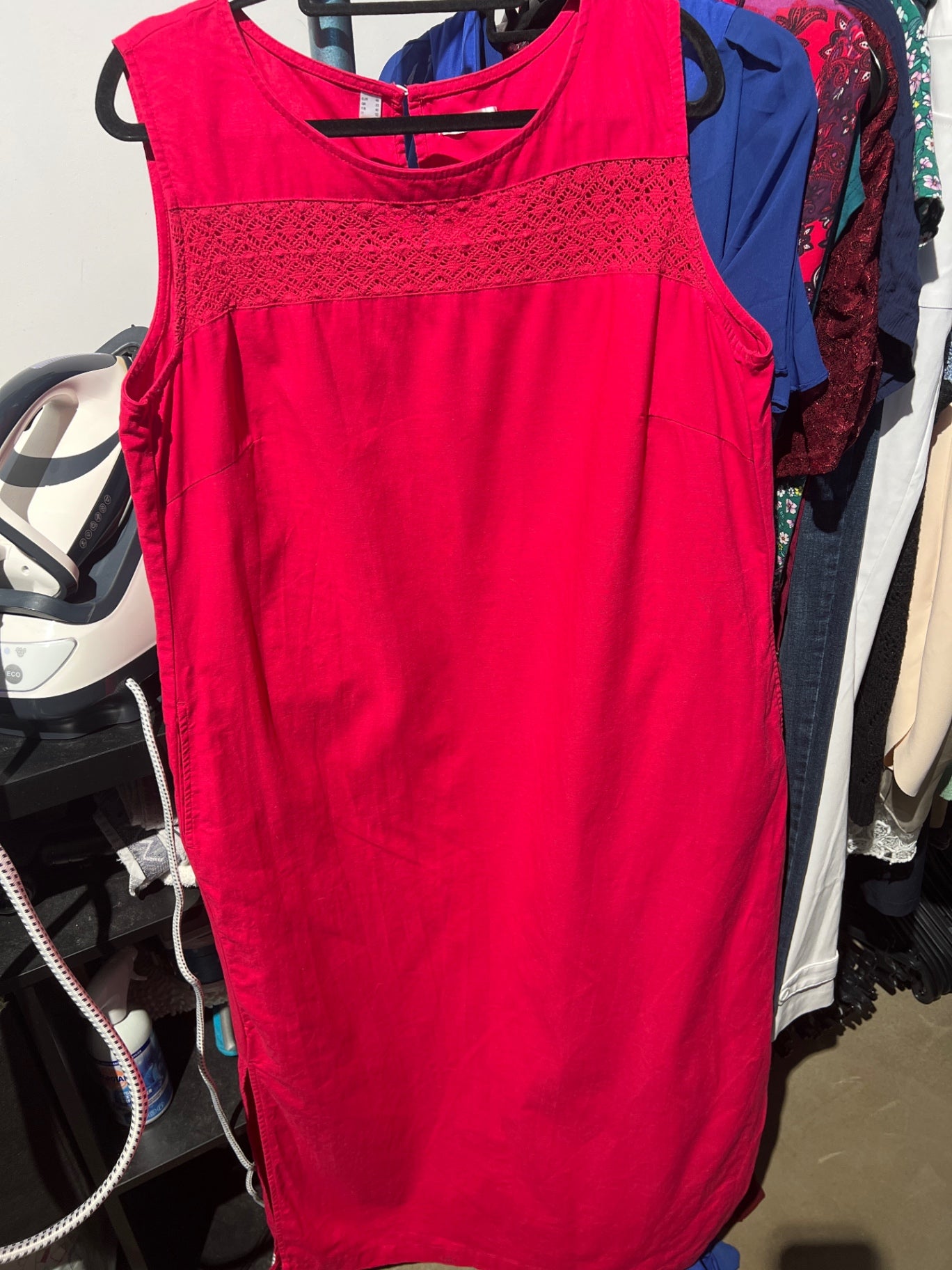 BPC Kleid Leinen Pink Gr.: 46
