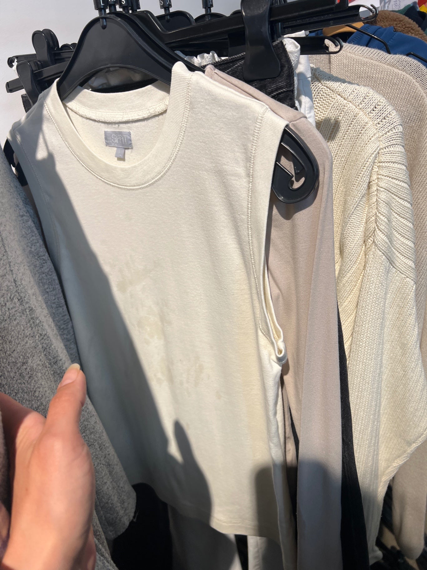 ESPRIT Top Elfenbein Gr.: L
