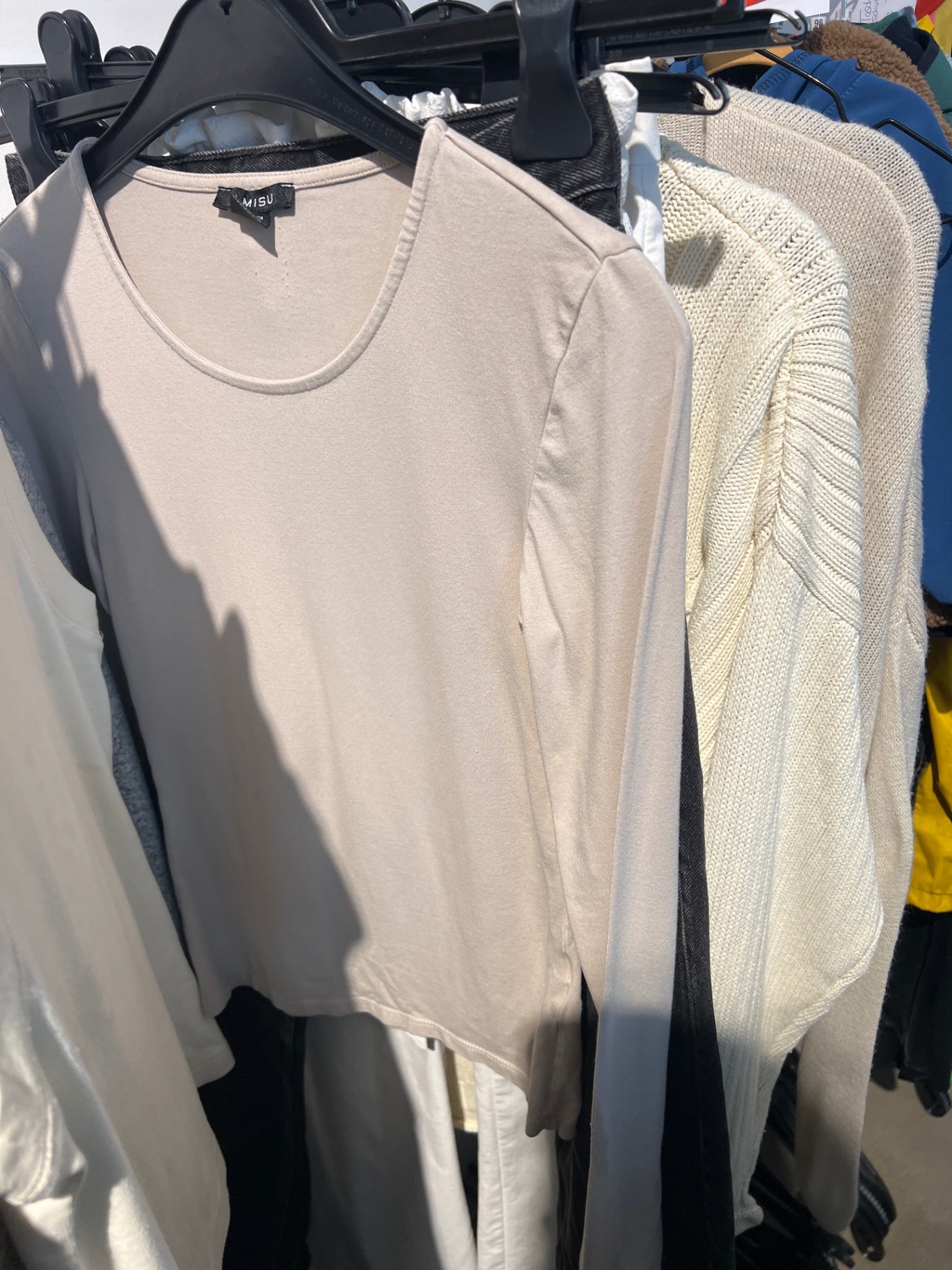 Amisu Oberteil Beige Gr.: M