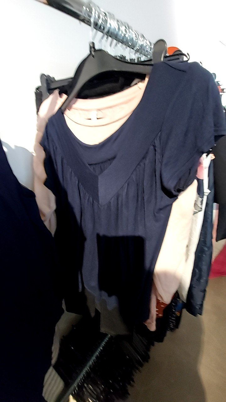 T-Shirt Dunkelblau Gr.: L