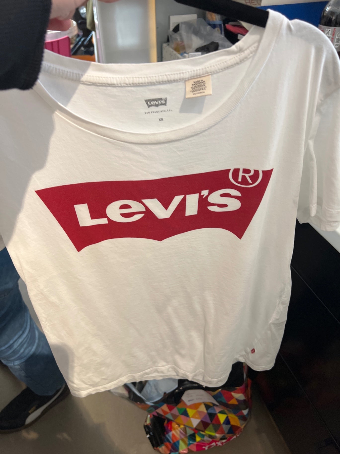 Levi's T-Shirt Weiß Gr.: XS