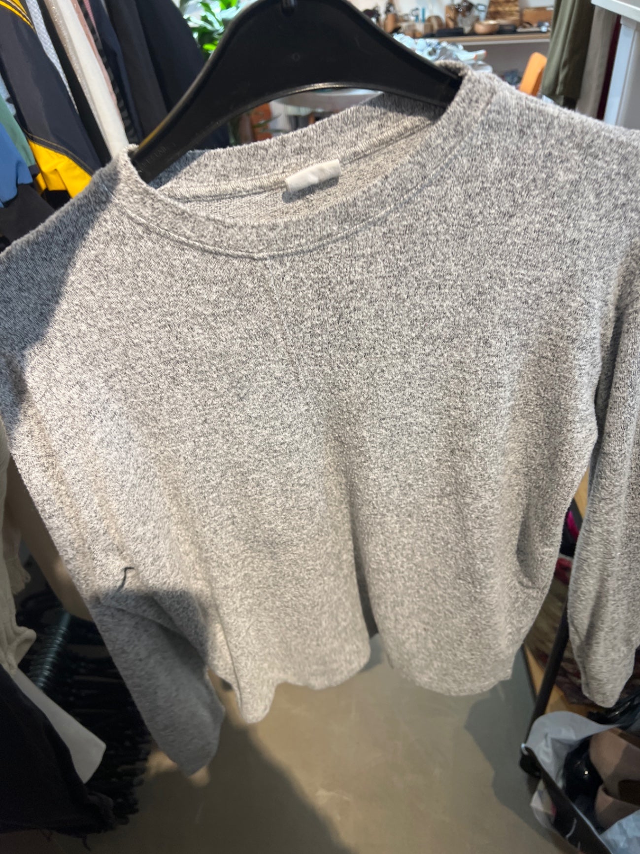Pullover Grau meliert Gr.: M
