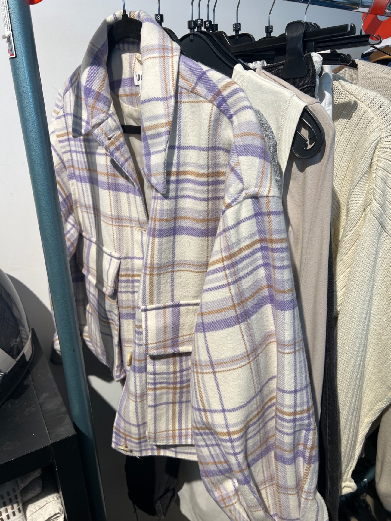 Edited Jacke Beige mit Lila Gr.: M