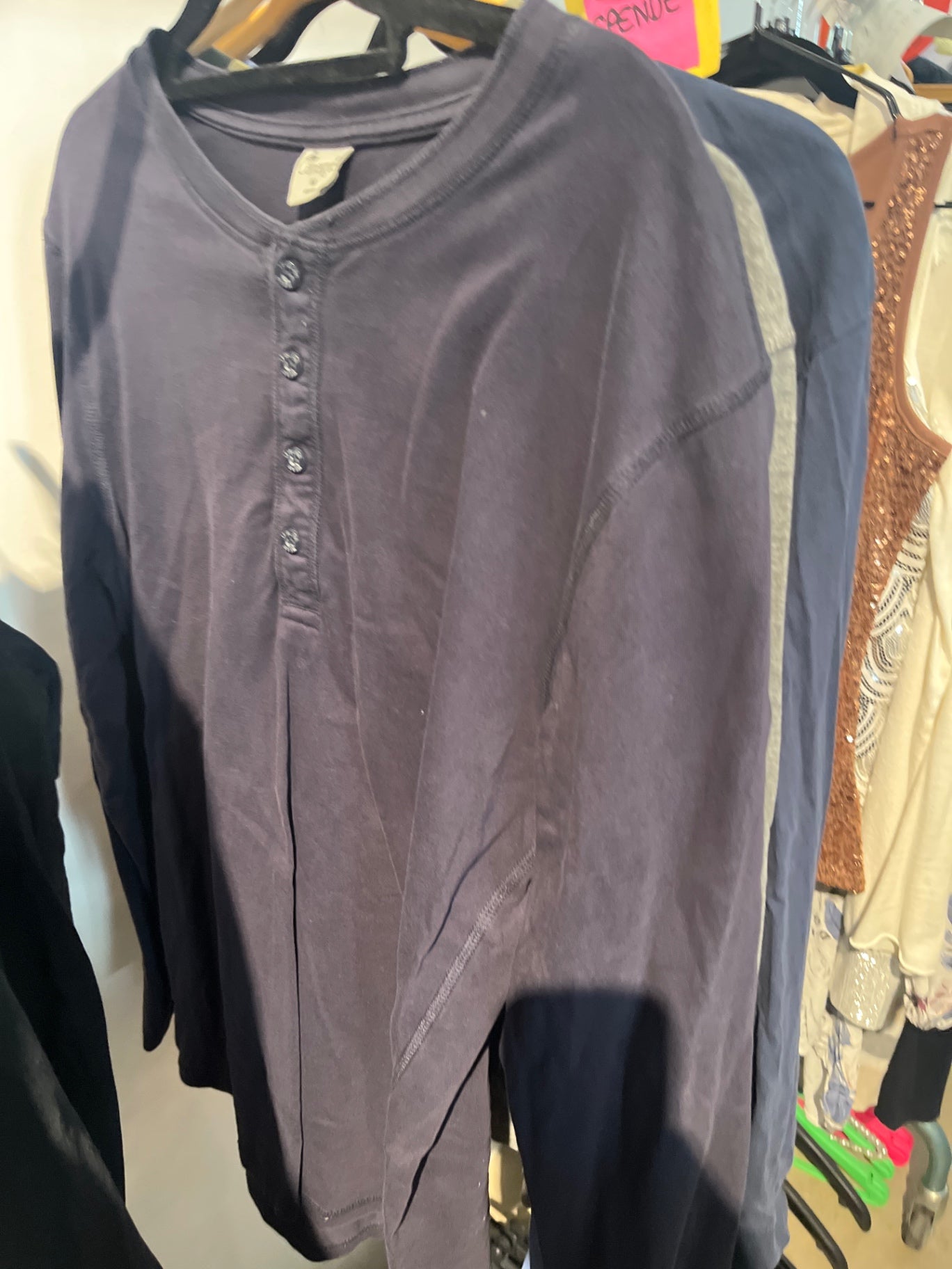 Camargue Langarmshirt Dunkelblau :M