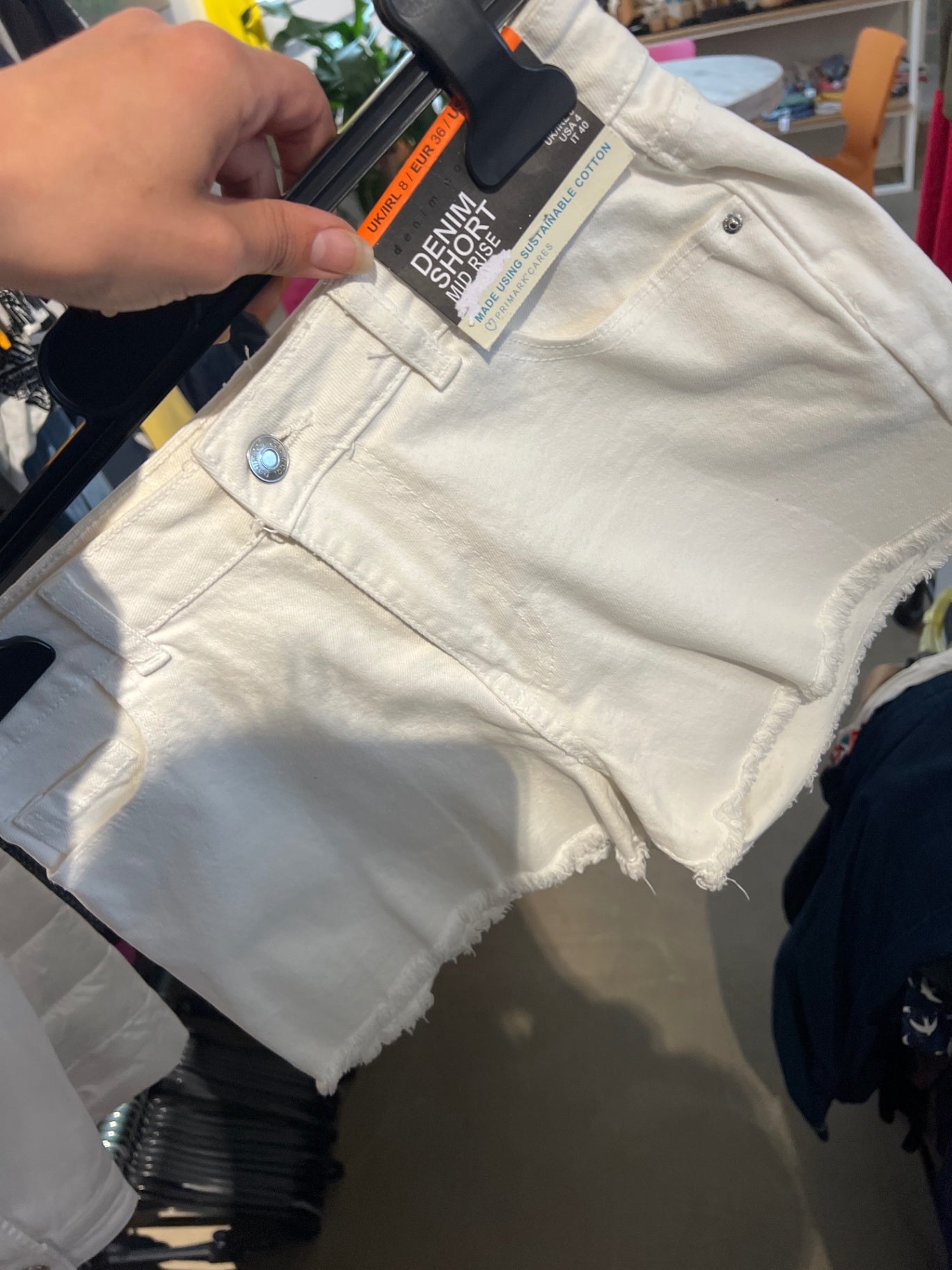 Primark Shorts Cremeweiß Gr.: S