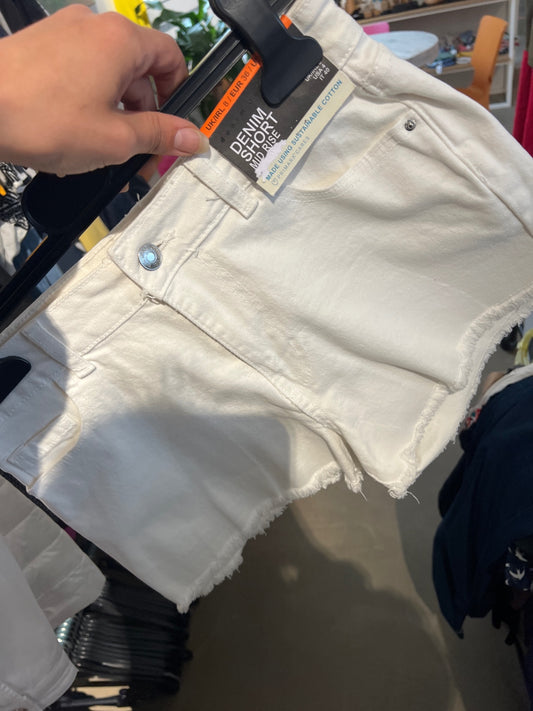 Primark Shorts Cremeweiß Gr.: S