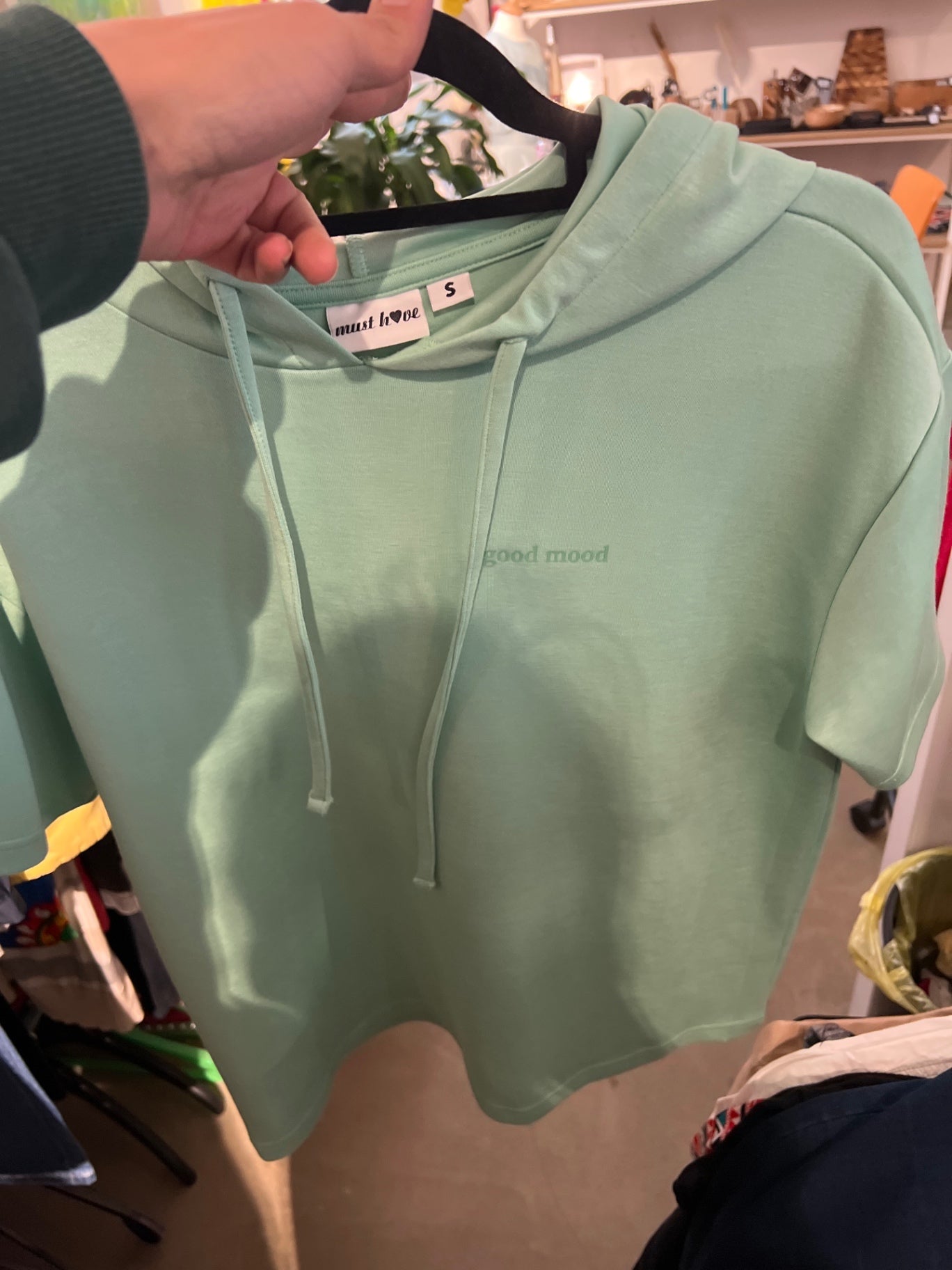 must have Hoodie Hellgrün Gr.: S