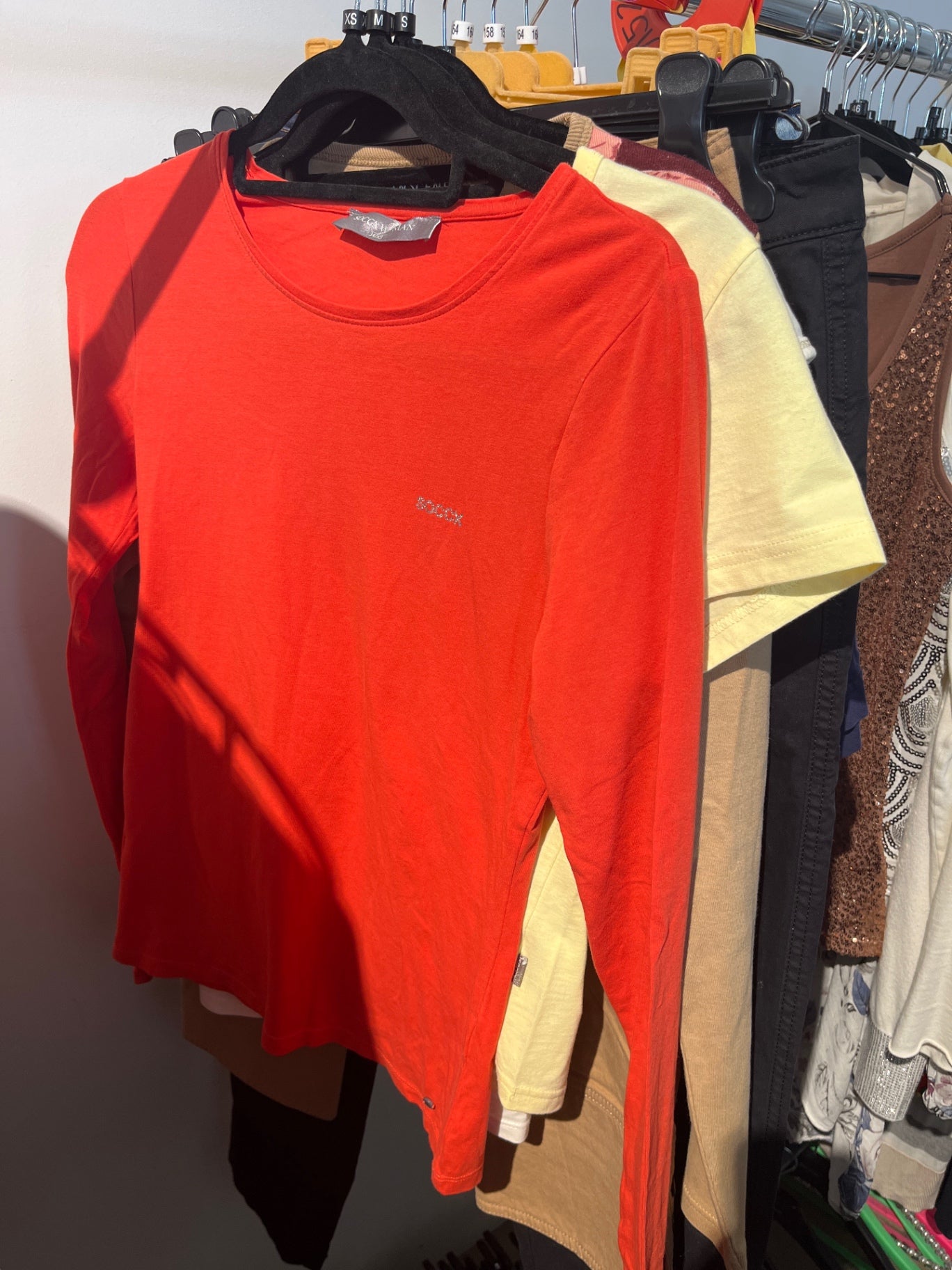 SOCCX Langarmshirt Rot Gr.:XS