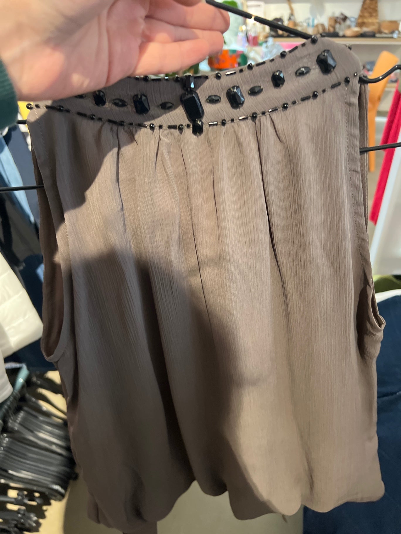 Voyelles Top Beige Gr.: S