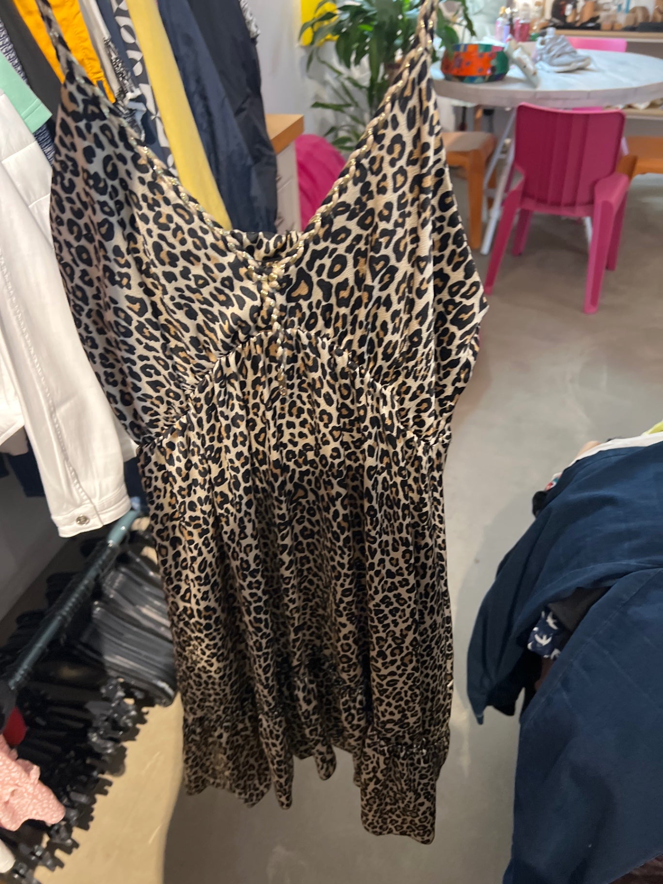 Kleid Leopardenmuster Gr.: M