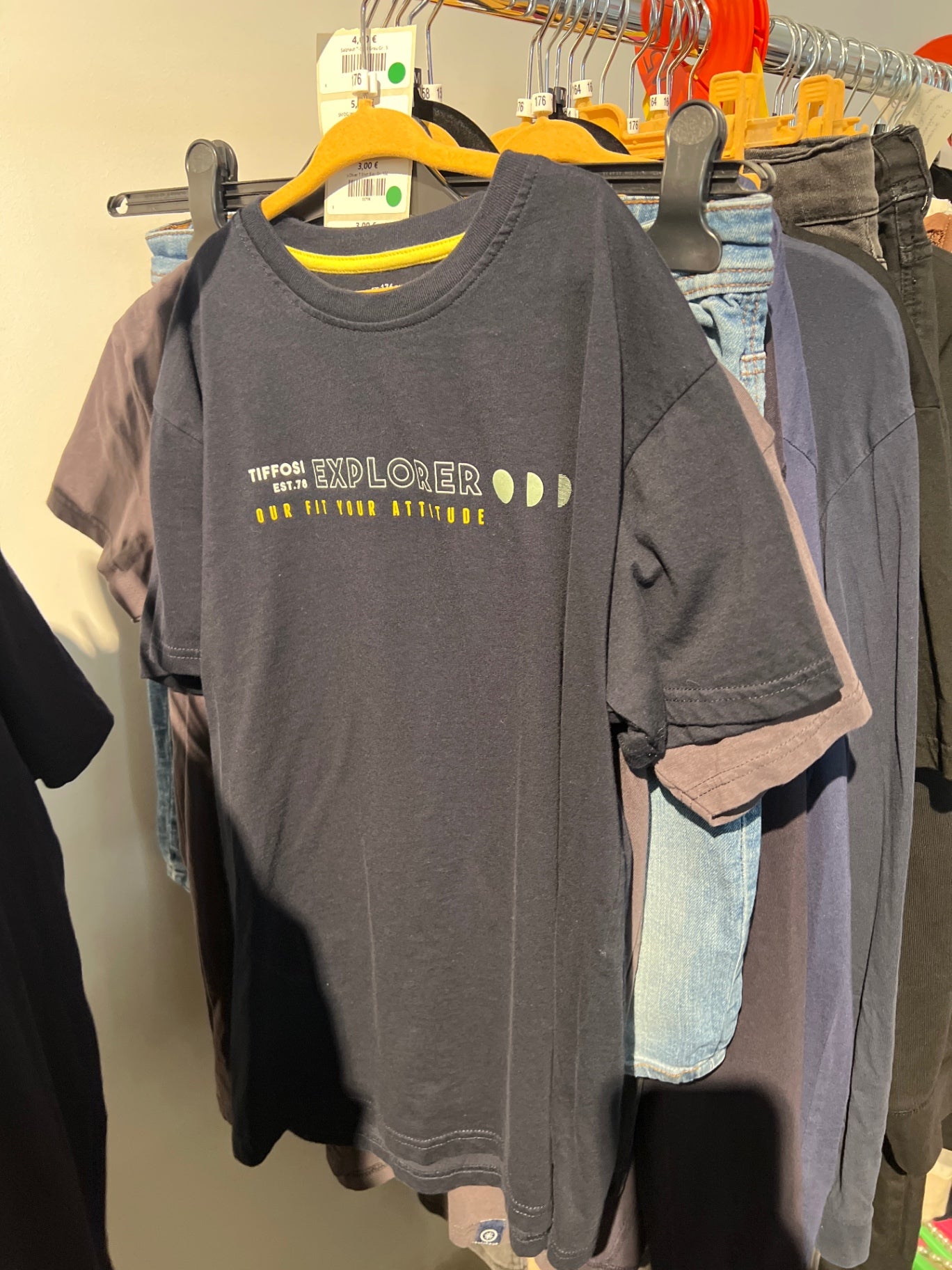TIFFOSI T-Shirt Dunkelblau Gr.: 176