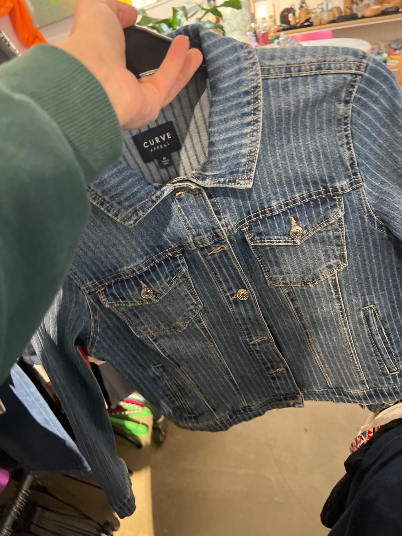 CURVE APPEAL JeansJacke Blau Gr.: M