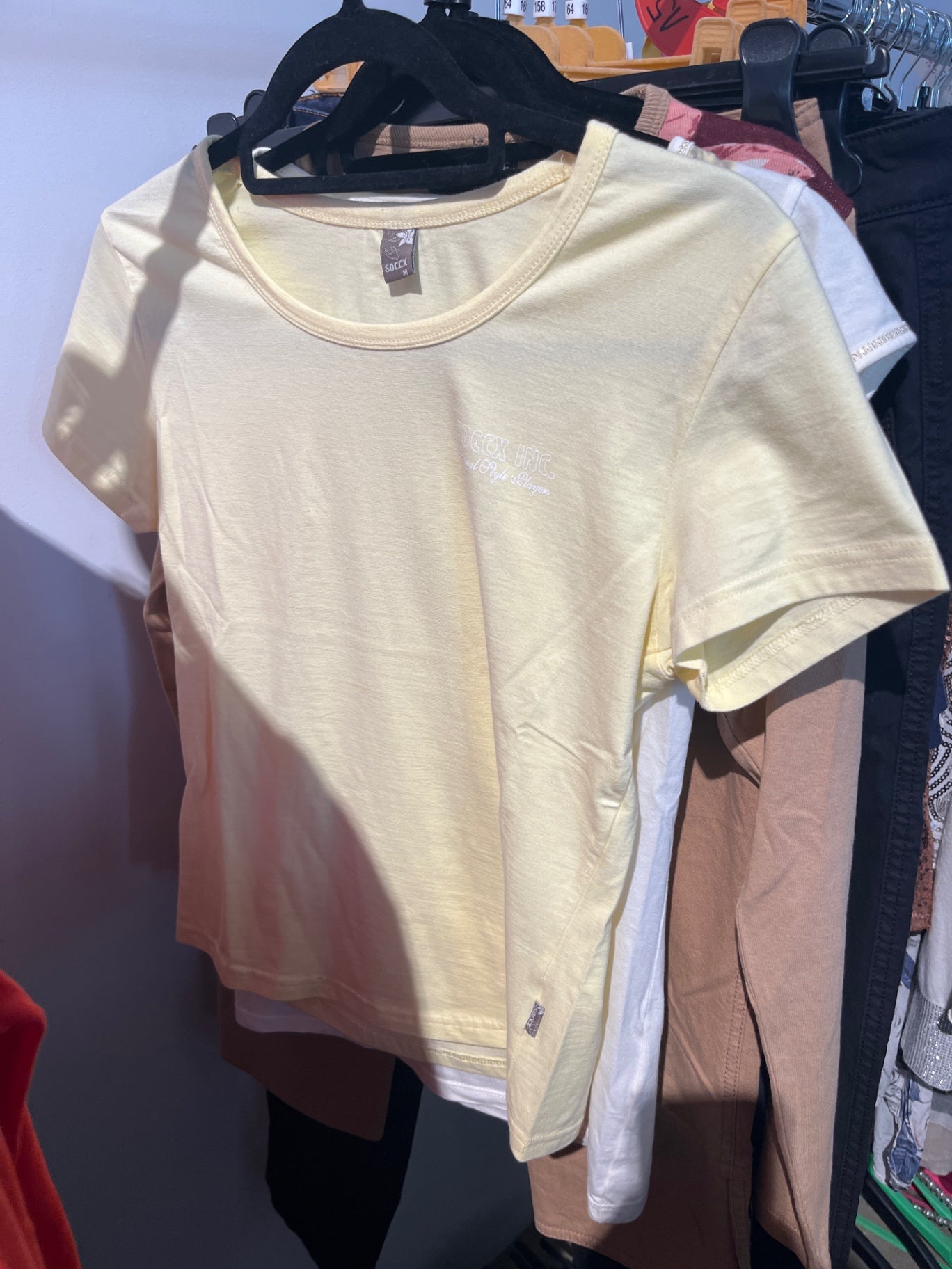 SOCCX T-Shirt Hellgelb Gr.: M